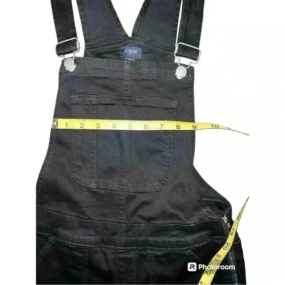 Black overalls with side waist zipper, J Crew XS - Picture 5 of 9